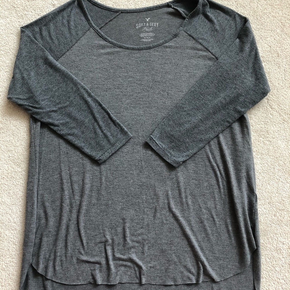 American Eagle baseball tee